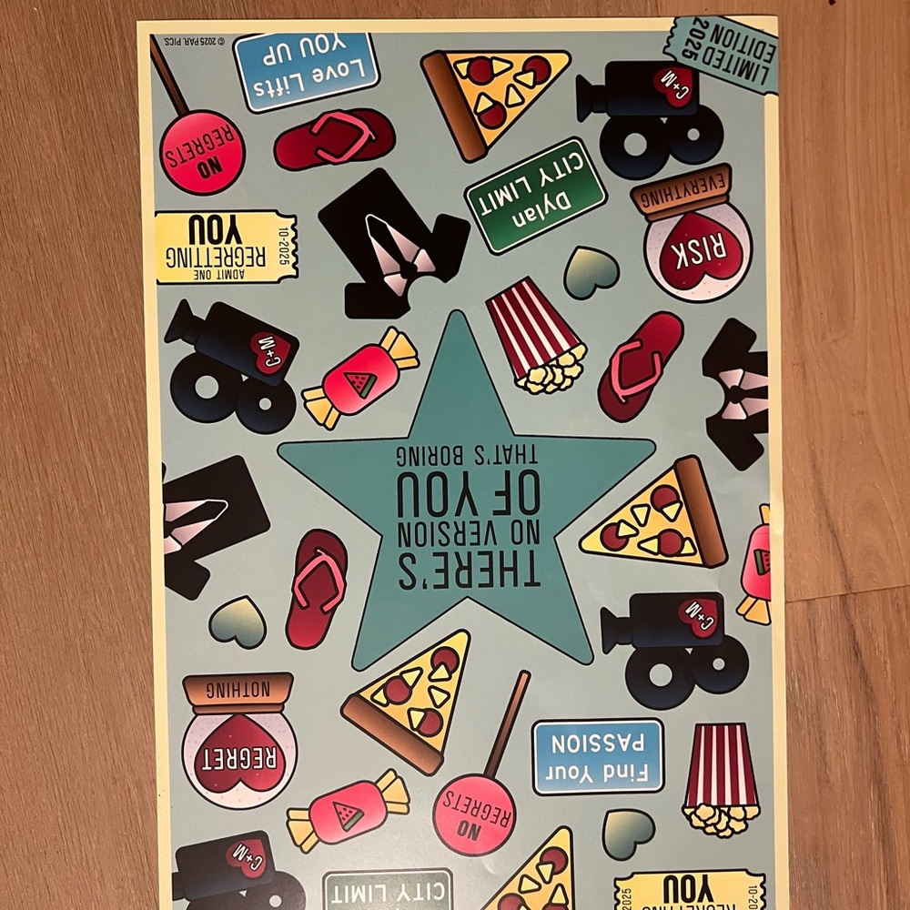 Retro Pop Art Print with Fun Icons